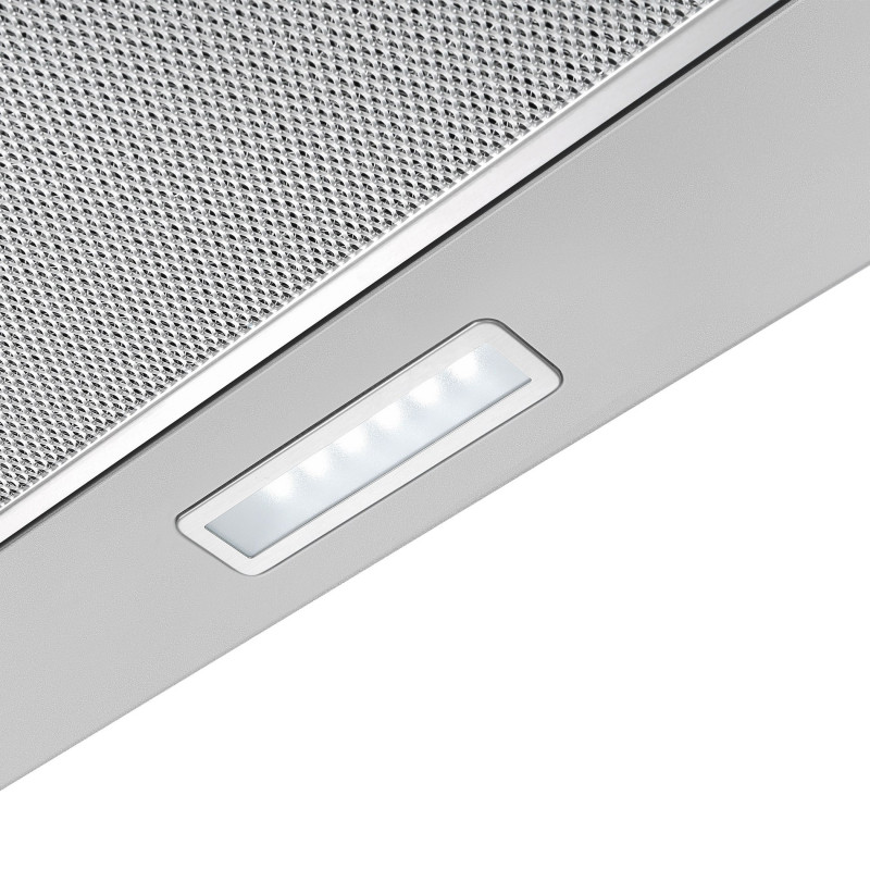 Tesla DT600AX, 120W, 2 motoare, Filtru din aluminiu, 350 m3/h, LED, Clasa D, Inox