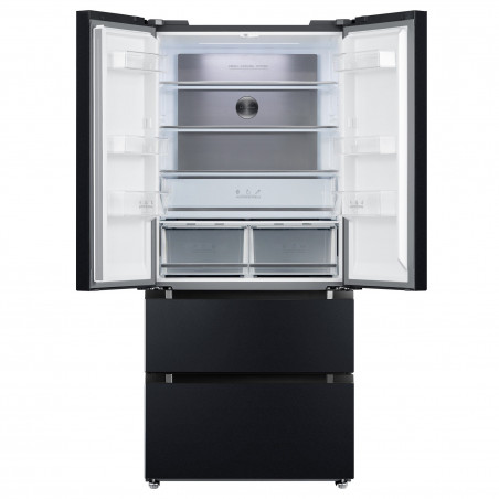 Frigider cu congelator Tesla RF5200FMAE, 250W, 516 L, Racire cu placi metalice, Senzor radar, Racicire multi-aer, Invertor, Gri inchis