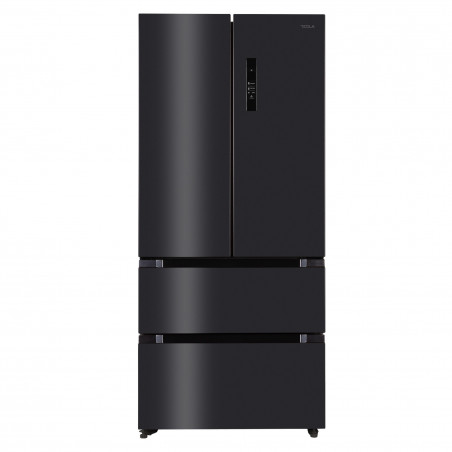Frigider cu congelator Tesla RF5200FMAE, 250W, 516 L, Racire cu placi metalice, Senzor radar, Racicire multi-aer, Invertor, Gri inchis