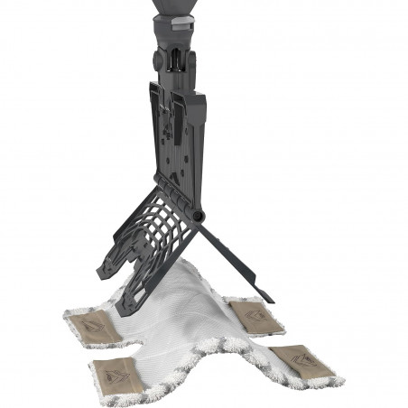 Mop curatare cu aburi Shark S6005EU, 1200W, 0,5 L, 2 setari, Tehnologie Klick'n Flip, Steam Blaster, Lavete mop Dirt Grip, Alb/Gri