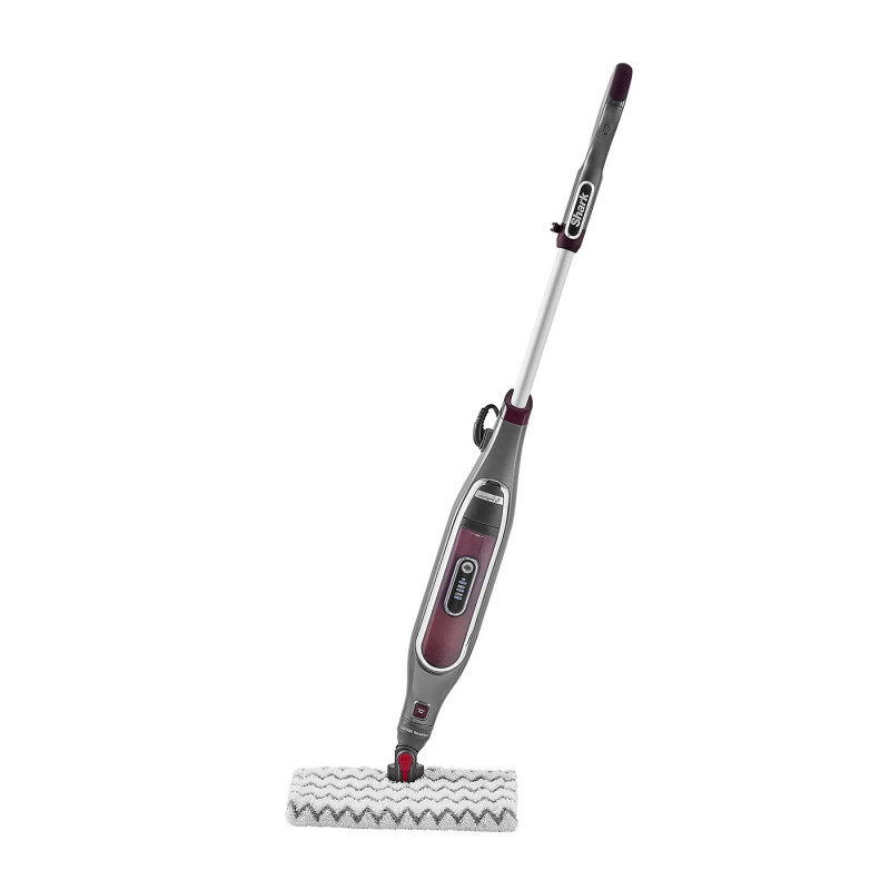 Mop curatare cu aburi Shark S6003EU, 1200W, 0,35 L, 3 setari, Tehnologie Klick'n Flip, Steam Blaster, Lavete mop Dirt Grip, Gri/Violet