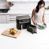 Friteuza dubla cu aer cald Ninja AF451EU, 2470W, 9.5L, 6 programe, Zone independente, Sincronizare, Negru