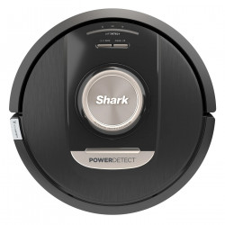 Aspirator robot Shark PowerDetect RV2820VEEU, 650W, 0.3 L, 360° LiDAR, Autonomie pana la 110 min, DirtDetect, Negru