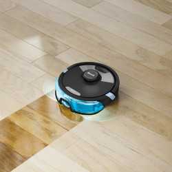 Robot aspirator Shark Matrix Plus RV2620WAEU, 650 W, 0.3 L, 360° LiDAR, Autonomie pana la 110 min, Matrix Clean, Negru