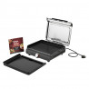 Gratar electric Ninja GR101EU, 1450W, 28x37 cm, Incalzire rapida, 60-260°C, 2 placi, Negru