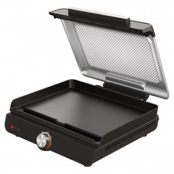 Gratar electric Ninja GR101EU, 1450W, 28x37 cm, Incalzire rapida, 60-260°C, 2 placi, Negru