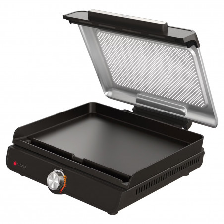 Gratar electric Ninja GR101EU, 1450W, 28x37 cm, Incalzire rapida, 60-260°C, 2 placi, Negru