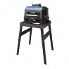 Gratar electric Ninja OG901EU, SMART, 1700W, 7 programe, 45x29 cm, 260C, Ceramica Plocha, Tehnologie Woodfire, IPX4, Negru/Albastru