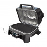 Gratar electric Ninja OG901EU, SMART, 1700W, 7 programe, 45x29 cm, 260C, Ceramica Plocha, Tehnologie Woodfire, IPX4, Negru/Albastru