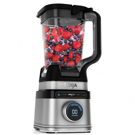 Blender Ninja Detect Pro TB201EU, 1200W, 2,1 L, 14 viteze, Timer, Afisaj cu LED, Fara BPA, Negru/Gri