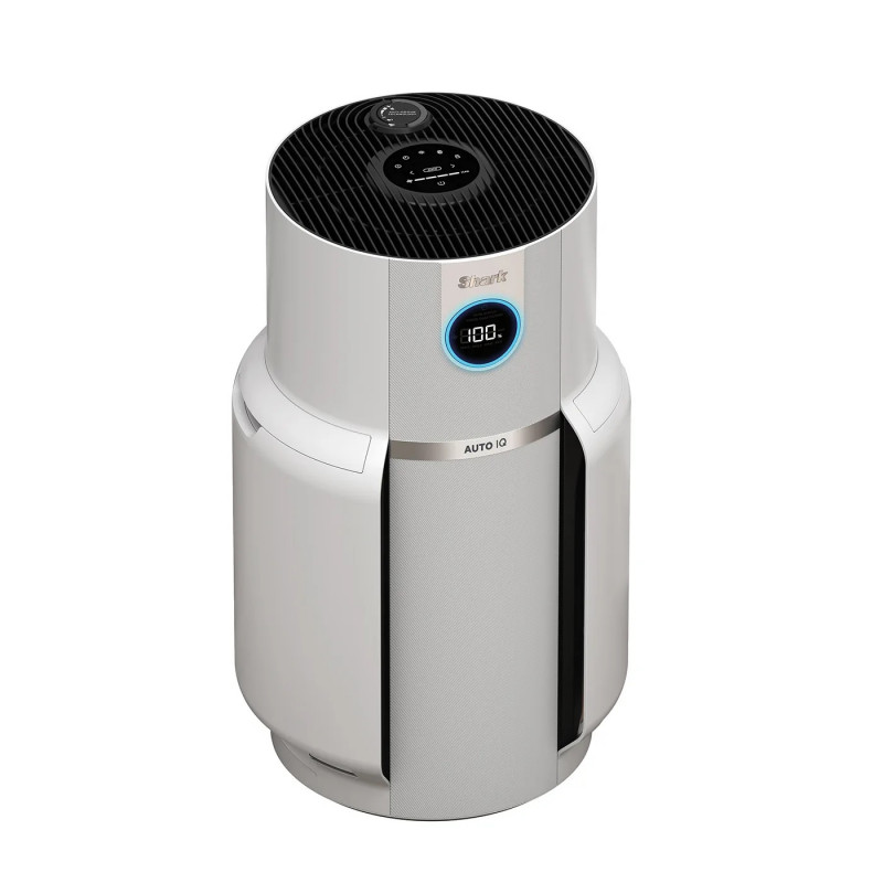 Purificator de aer Shark NeverChange Max HP300EU, Pana la 130 m², 54W, 5 viteze, Nu se schimbă filtrul până la 5 ani, Afișaj LED, Alb