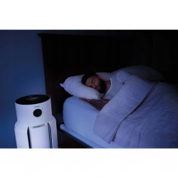 Purificator de aer Shark NeverChange Max HP300EU, Pana la 130 m², 54W, 5 viteze, Nu se schimbă filtrul până la 5 ani, Afișaj LED, Alb