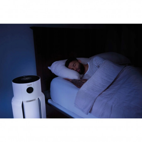 Purificator de aer Shark NeverChange Max HP300EU, Pana la 130 m², 54W, 5 viteze, Nu se schimbă filtrul până la 5 ani, Afișaj LED, Alb