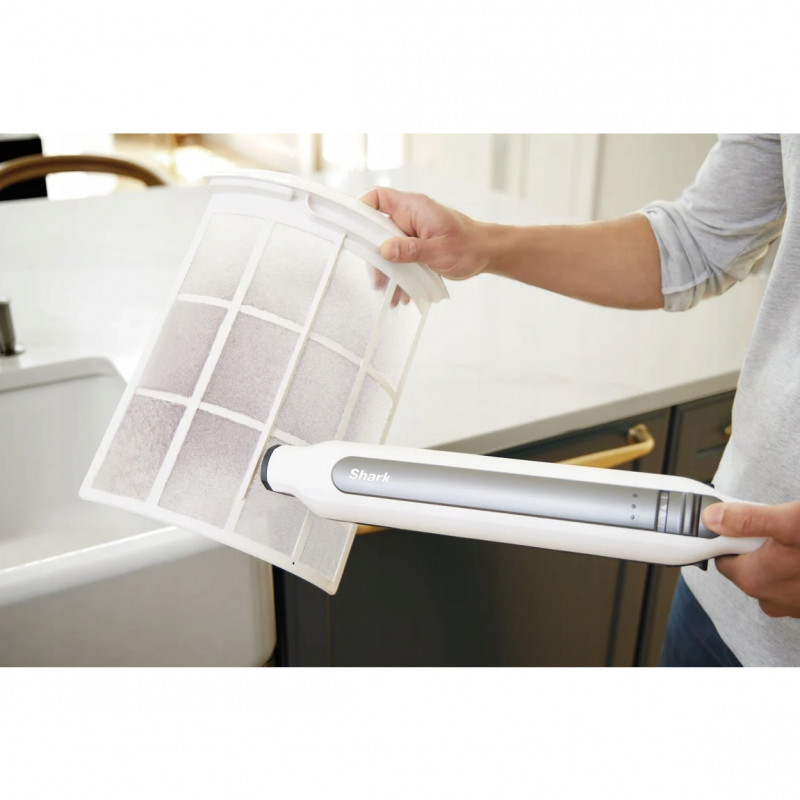 Purificator de aer Shark NeverChange Max HP300EU, Pana la 130 m², 54W, 5 viteze, Nu se schimbă filtrul până la 5 ani, Afișaj LED, Alb