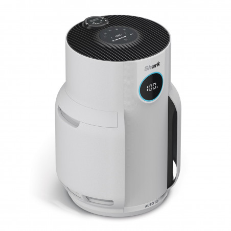 Purificator de aer Shark NeverChange HP150EU, 26W, Pana la 60 m², 5 viteze, Durata filtrul pana la 5 ani, Afisaj LED, Alb