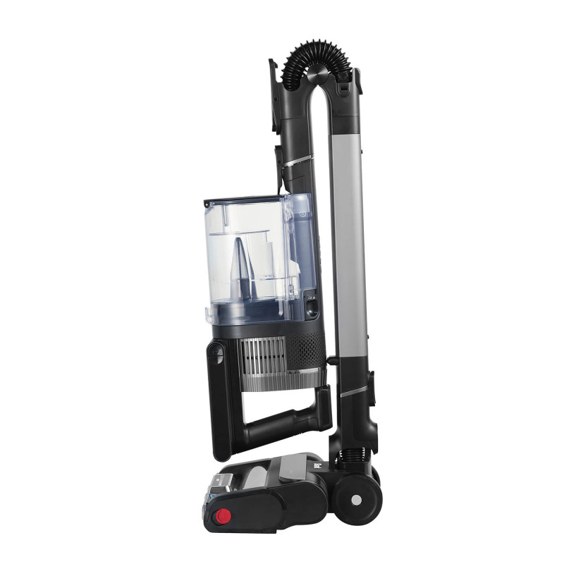 Aspirator vertical Shark IZ420EUT, 309W, Brat rabatabil, 0.85 L, Autonomie 120 min, Clean Sense IQ, LED, PowerFins Plus, Gri