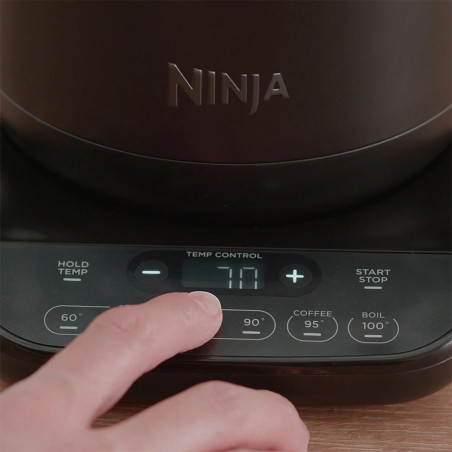 Cana electrica inja KT200EU, 3000W, 1,7 L, 40-100°C, Mentinere la cald, Fierbere 50 sec., Panou de control digital, Negru