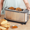 Prajitor paine 3in1 Ninja ST202EU, 2400W, 7 programe, Control temperatura, Grill, Dezghetare, Reincalzire, Functionare orizontaa, Argintiu