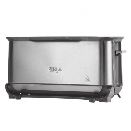Prajitor paine 3in1 Ninja ST202EU, 2400W, 7 programe, Control temperatura, Grill, Dezghetare, Reincalzire, Functionare orizontaa, Argintiu