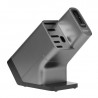 Set cutite cu ascutitor si suport Ninja K32014EUUK, 6 piese, StaySharp, Design ergonomic, Argintiu/Negru