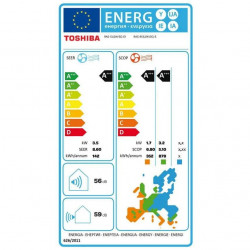 Inverteren climatik Toshiba Shorai Edge RAS-B13G3KVSGB-E + RAS-13J2AVSG-E1, 13000 BTU, 26 m2, A+++, Wi-Fi, R-32, 12 funcții, Negru