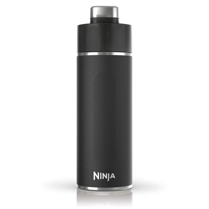 Termos Ninja DW2401EUUKBK, 700 ml, Potrivit pentru bauturi carbogazoase, Izolatie tripla, Fara BPA, Mentinere la cald până la 8h, Rece până la 24h, Negru