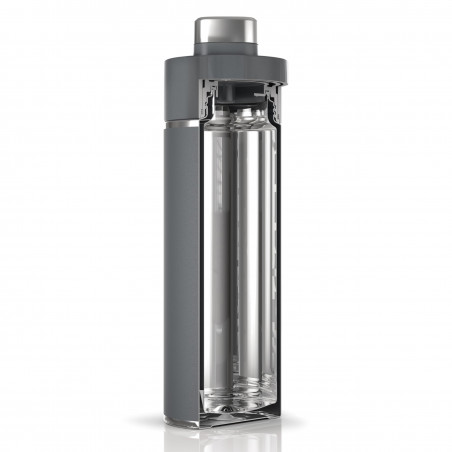 Termos Ninja DW2401EUUKGY, 700 ml, Potrivit pentru bauturi carbogazoase, Izolare tripla, Fara BPA, Mentinere cald pana la 8h, Mentinere rece pana la 24h, Gri