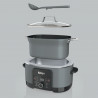 Multicooker Ninja Foodi PossibleCooker 8in1 MC1001EU, 1200W, 8 l, 8 programe, Acoperire ceramica, Timer, Triple Fusion Heat, Albastru/Negru