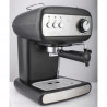 Espressoare Crown CEM-1525, 850W, 15 bar, 1.2 l, Încălzire cești, Abur, Rezervor mobil, Disc cremă, Negru