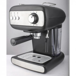 Espressoare Crown CEM-1525, 850W, 15 bar, 1.2 l, Încălzire cești, Abur, Rezervor mobil, Disc cremă, Negru