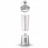 Blender portabil Ninja Blast BC151EUWH, 7.4W, 530 ml, Lama din otel cu 6 lame, Zdrobire gheata, Până la 10 cicluri, Fara BPA, USB-C, Alb