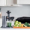 Ninja Cold Press Juicer JC151EU, 150W, 700 ml, Presă la rece, 2 filtre, fără BPA, viteză inversă, negru/gri