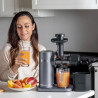 Ninja Cold Press Juicer JC151EU, 150W, 700 ml, Presă la rece, 2 filtre, fără BPA, viteză inversă, negru/gri