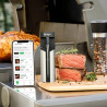 Termometru de bucătărie Ninja ProChef WP100EU, Bluetooth, aplicație mobilă, senzor de temperatură interioară și ambientală, până la 370C, negru/argintiu