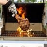 Termometru de bucătărie Ninja ProChef WP100EU, Bluetooth, aplicație mobilă, senzor de temperatură interioară și ambientală, până la 370C, negru/argintiu