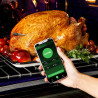 Termometru de bucătărie Ninja ProChef WP100EU, Bluetooth, aplicație mobilă, senzor de temperatură interioară și ambientală, până la 370C, negru/argintiu