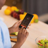 Termometru de bucătărie Ninja ProChef WP100EU, Bluetooth, aplicație mobilă, senzor de temperatură interioară și ambientală, până la 370C, negru/argintiu
