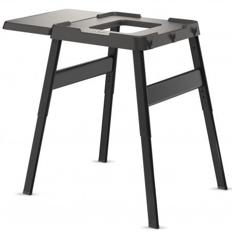 Masa pentru gratar Ninja Woodfire 4718J800EUUK, 107x86x66 cm, Reglabila, Suport lateral, Negru