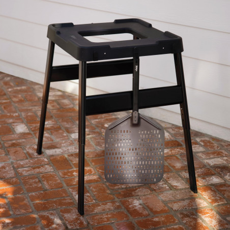 Masa pentru gratar Ninja Woodfire 4718J800EUUK, 107x86x66 cm, Reglabila, Suport lateral, Negru