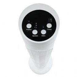 Ventilator turn Elite ETTF-0330, 50W, 83 cm, Timer, 3 viteze, Alb