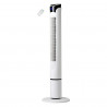 Ventilator Tower Elite ETTF-0332, 45W, 100 cm, Temporizator, 3 viteze, Afișaj LED, Telecomandă, Alb