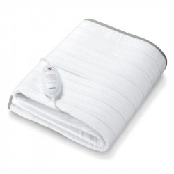 Beurer TS 17 saltea de încălzire electrică, 100W, 3 niveluri de temperatură, 150x80cm, Telecomandă, Respirabil, Alb