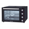 Cuptor electric cu plita ceramica Elite EMO-2511, 4300W, 48 L, 2 plite, 4 incalzitoare, 90-230°C, Timer 30 min, Negru