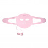 Mască de față pentru fototerapie Beautifly Aura Glam, 220 lumini LED, regenerare de colagen și efect anti-îmbătrânire, 3 intensități, răcire, USB-C, roz