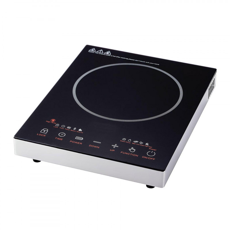 Plita cu infrarosu Elite EFP-1256T, 2200W, Afisaj LED, Control prin senzor, Timer, Negru/Gri