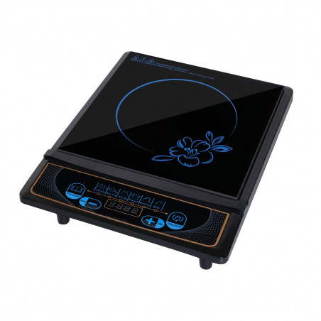 Plita cu inductie Elite EIP-1253P, 1500W, Control tactil, Afisaj LED, Protectie la supraincalzire, Negru/lucios