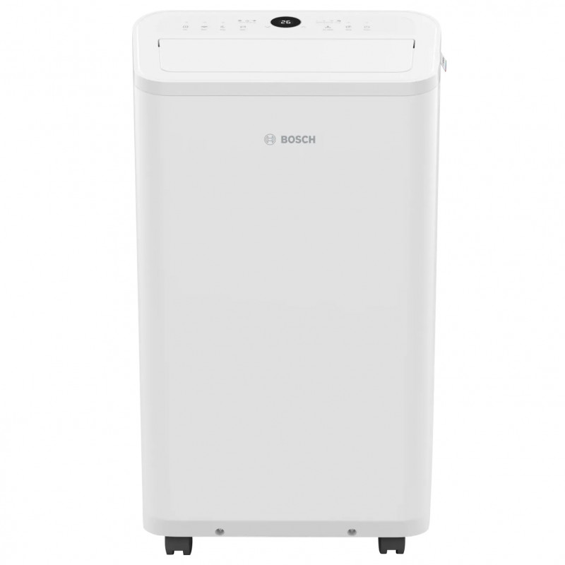 Aparat de aer conditionat mobil Bosch Cool 2000, 9000 BTU, 35 m², A, Auto Swing, Timer, Afișaj LCD, Alb