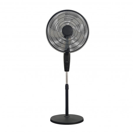 Ventilator Elite ETSF-0335, 60 W, 40 cm, 3 viteze, 5 pale, Ionizator, Negru