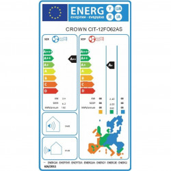 Aparat de aer conditionat inverter Crown CIT-18FO62AS, 18000 BTU, A++, Filtru de carbon si argint, Auto-curatare, Auto-dezghetare, Alb