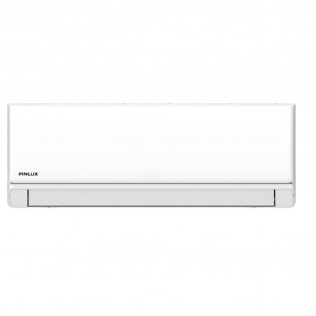 Aparat de aer conditionat inverter Finlux 12NE58XUM, 12000 BTU, 30 m², A+++, Wi-Fi, Schimbator de caldura acoperit cu aur, Filtru cu plasma, Mod 8C, Alb